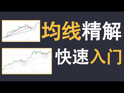 MA均线详细讲解 | EMA/SMA均线组应用 | 均线排列 | 双均线系统入门