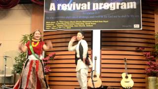 Video voorbeeld van "Nepali Christian worship dance, UNCF, South korea: 2013 Seolnal Program, Onnuri Church Dance"