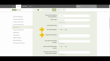 How to navigate the action plan and follow-up forms in GBVIMS+ (V1.5)