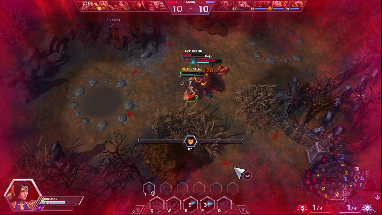 Sylvanas flying around for some practice, unranked, HOTS with Robear, /w comms