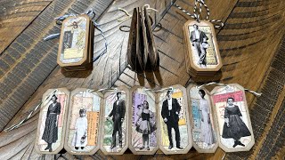 Craft With Me - Accordion Labels - Tim Holtz Style @timholtz