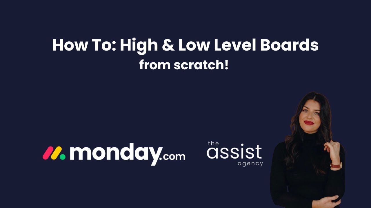 monday.com | HOW TO: Set Up High/Low Level Boards