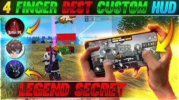 TOP 3 BEST CUSTOM HUD FOR 4 FINGER CLAW | BEST 4 FINGER CUSTOM HUD FOR 2 FINGER PLAYER