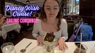Disney Wish Concierge 4K: Boarding the ship, riding the aquamouse, and eating delicious food.