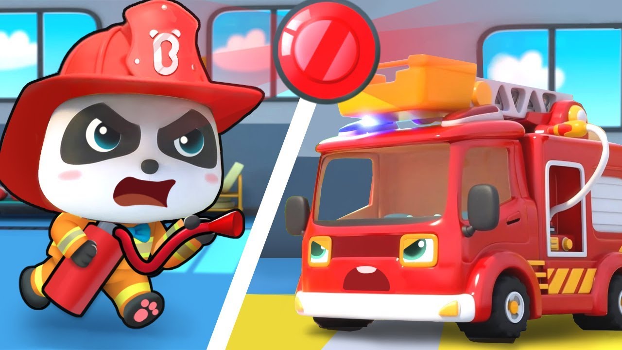 Fire Siren is On - Fire Truck | Police Cartoon | Nursery Rhymes | Kids  Songs | Kids Cartoon |BabyBus - YouTube