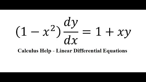Calculus Help: Linear Differential Equations - Integrating Factor - (1-x^2 )  dy/dx=1+xy