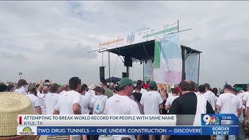 Not enough Kyles: Texas city falls short in same-name world record attempt
