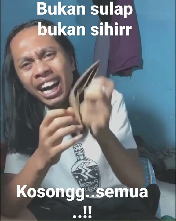 Bukan sulap bukan sihir...!!! kosong semua😂