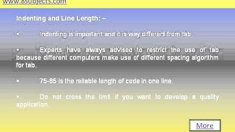 GOOD CODING STANDARDS OF PHP www 8subjects com
