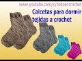 Calcetines o medias termicas tejidas  a crochet para hombres, damas y niños