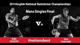 English Nationals Badminton 2014 -  Men's Singles Final