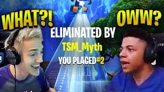 NINJA KILLED MYTH ACCIDENTALLY!! [NOT CLICKBAIT] - Fortnite Best & Funny Moments (Fortnite BR)