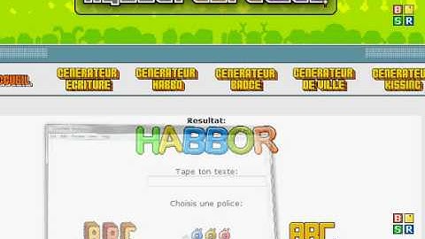 How to make writing "Habbo" Style