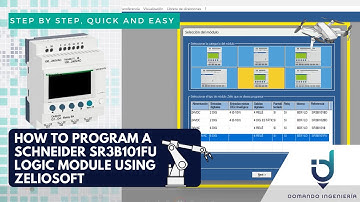 HOW TO PROGRAM SR3B101FU LOGIC MODULE ZELIOSOFT WITH USB LADDER