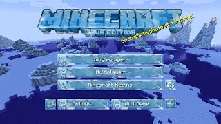 when minecraft is frozen...