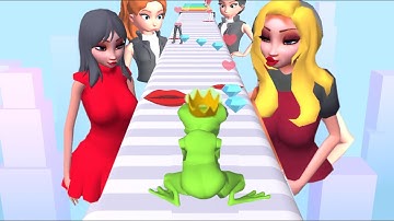 MAX LEVEL İN FROG PRİNCE RUSH 🐸💋 All Levels Gameplay Walkthrough Android İOS