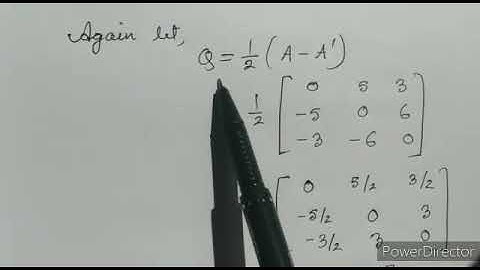 Class - XII,Subject-Mathematics, Chapter -  Problems on Symmetric & Skew Symmetric Matrices (Part-5)