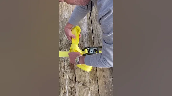 Quick tip for dealing with the left over on straps  #trailerlife #contractor #lifehacks #cargo