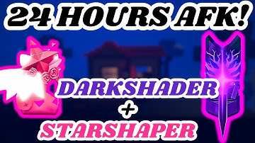 24 HOURS AFK With The STARSHAPER DEVICE And DARKSHADER DEVICE in SOLS RNG EON 1!