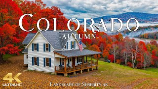 Autumn in Colorado 4K UHD 🍁 Vibrant Fall Foliage, Majestic Peaks & Scenic Rocky Landscapes