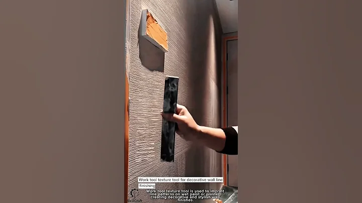 Work tool texture wall tool for decorative wall line finishing