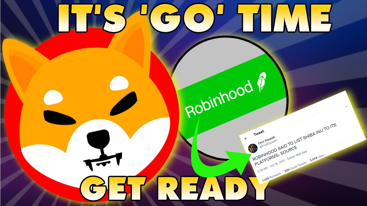 All SIGNS Point To ROBINHOOD Listing SHIBA INU COIN YouTube