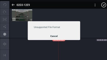 Unsupported file format in kinemaster problem fix 2021