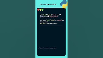 How to use the "SEP PARAMETER " in Python