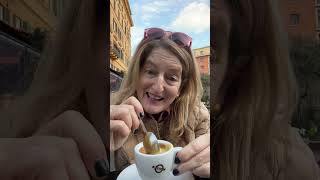 Coffee with Zabaione in Rome