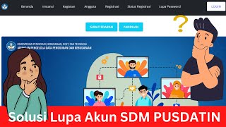 Cara Reset Password Akun Verval SDM