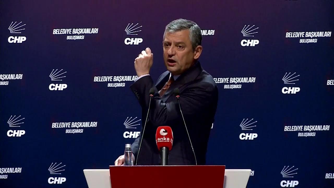 Genel Merkezimizde Belediye Başkanları Buluşmamızda konuşuyorum.