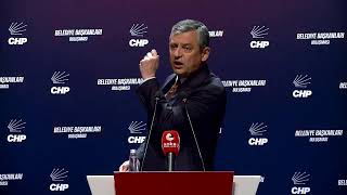 Genel Merkezimizde Belediye Başkanları Buluşmamızda konuşuyorum.