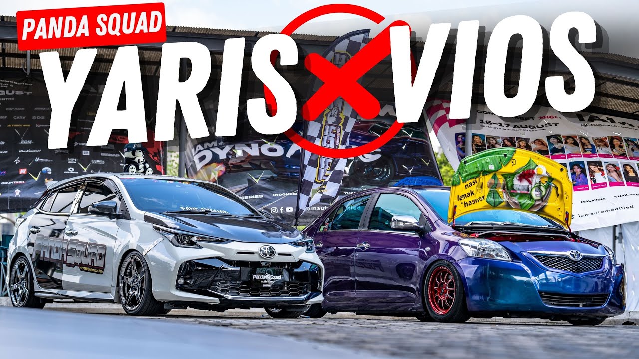 Toyota Vios Dugong x Yaris Modified dari Panda Squad!