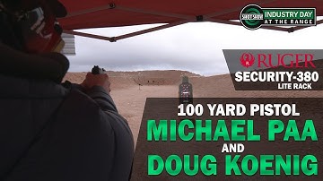 Michael Paa and Doug Koenig Shooting long range 100 yards with a pistol