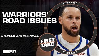 Stephen A. admits he’s FRUSTRATED watching the Warriors on the road! | First Take