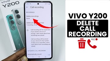 How to Delete Call Recording in Vivo Y200 - Call Recording Setting