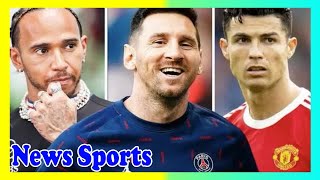 ⛔️Lewis Hamilton drops out of Forbes’ rich list with Lionel Messi above Cristiano Ronaldo News