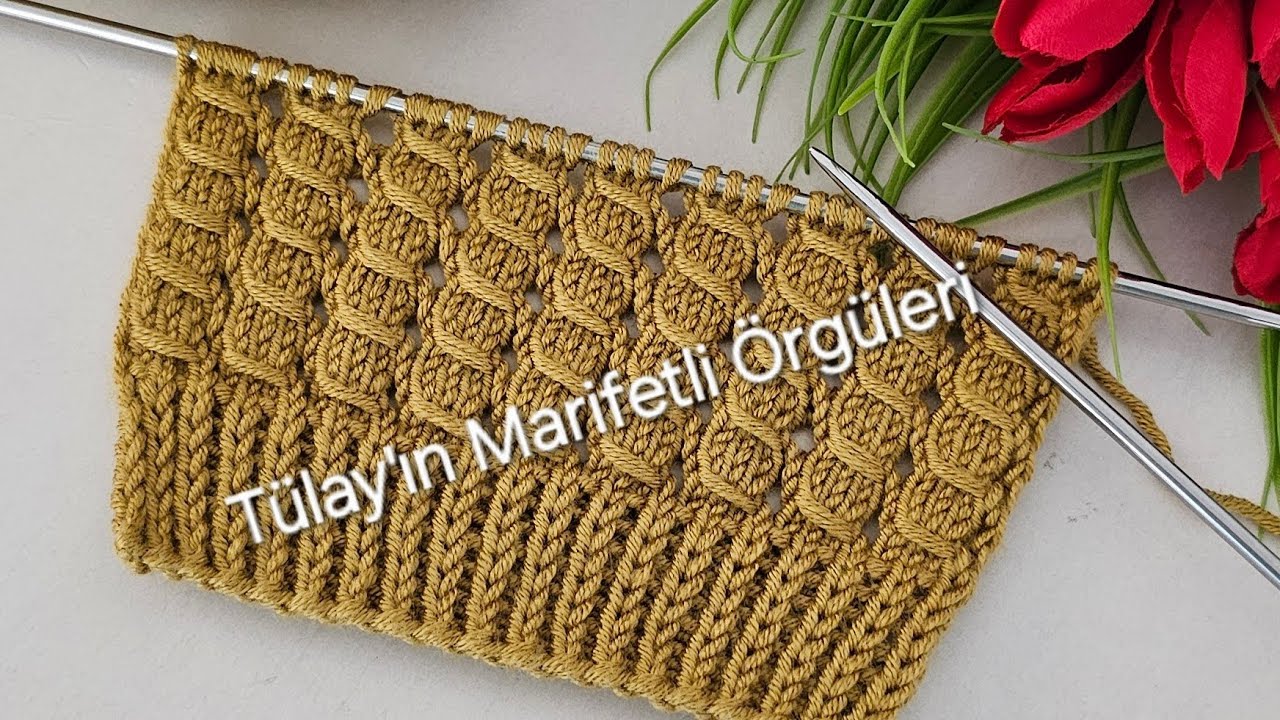 Вау 🧶Простой и стильный узор для вязания жилета, шали и кардигана