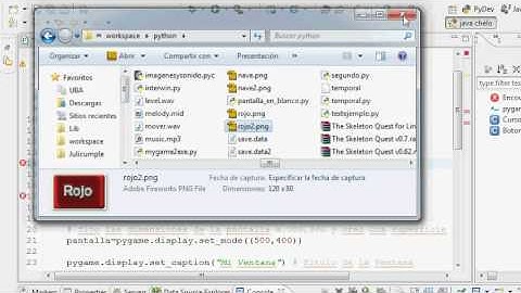 Programacion Juegos : Pygame 34 - Botones y Cursor