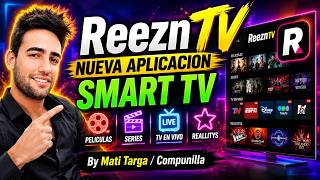 🔥 REZN TV: ¡NUEVA APP para SMART TV! 📺 Películas, Series, TV EN VIVO y REALITYS