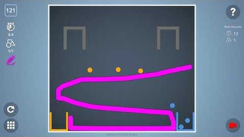 Check out how I solved level 121 in Brain It On! #BrainItOn