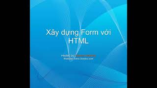 Tao Form voi HTML va CSS izwebz