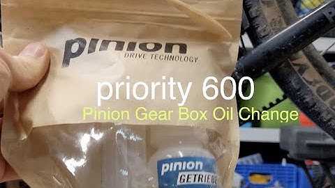 Priority 600 or 600x How to Change the Oil in the Pinion Gear Box. Do this each year!