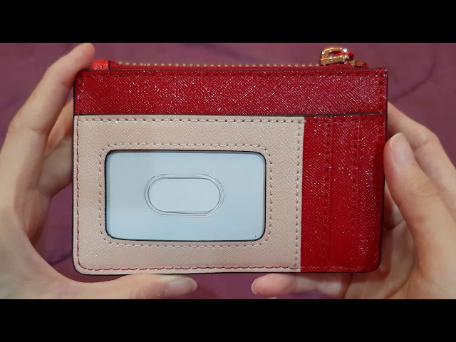 Red Snapshot Top Zip Multi Wallet - Marc Jacobs - YouTube