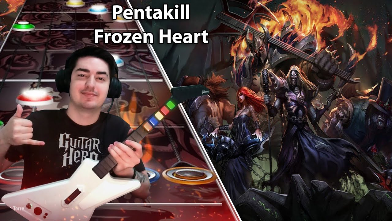 Pentakill Frozen Heart / no Guitar Hero, dificuldade EXPERT (Clone