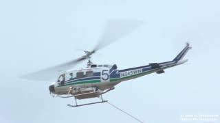 UH-1 Huey Firefighting Demo - Olympic Airshow - Sunday