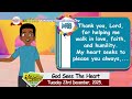 🎄 GOD SEES THE HEART Today’s Rhapsody of Realities for Early Readers - Tuesday 23 December, 2025