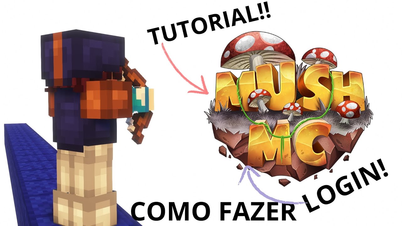Como Fazer LOGIN no Servidor Mush no MINECRAFT! (Passo a Passo Simples)