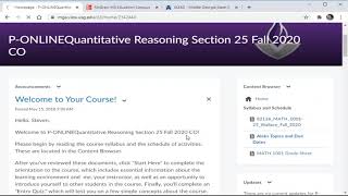 Math 1001 Fall 2020 Intro to D2L