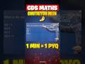 1 Min 1 CDS Maths PYQ 3 🔥 #cdsmaths #cdsjourney